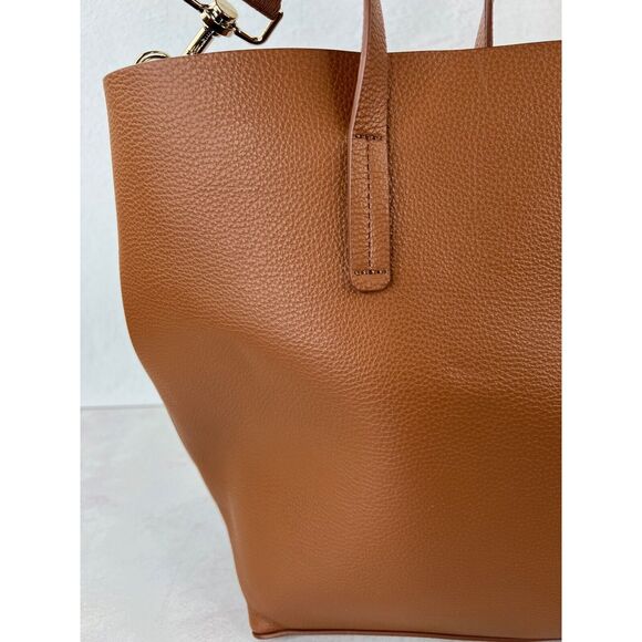KG Monogram Tote Bag In Cognac Brown Basic Classic Staple Capsule Preppy - Picture 2 of 14